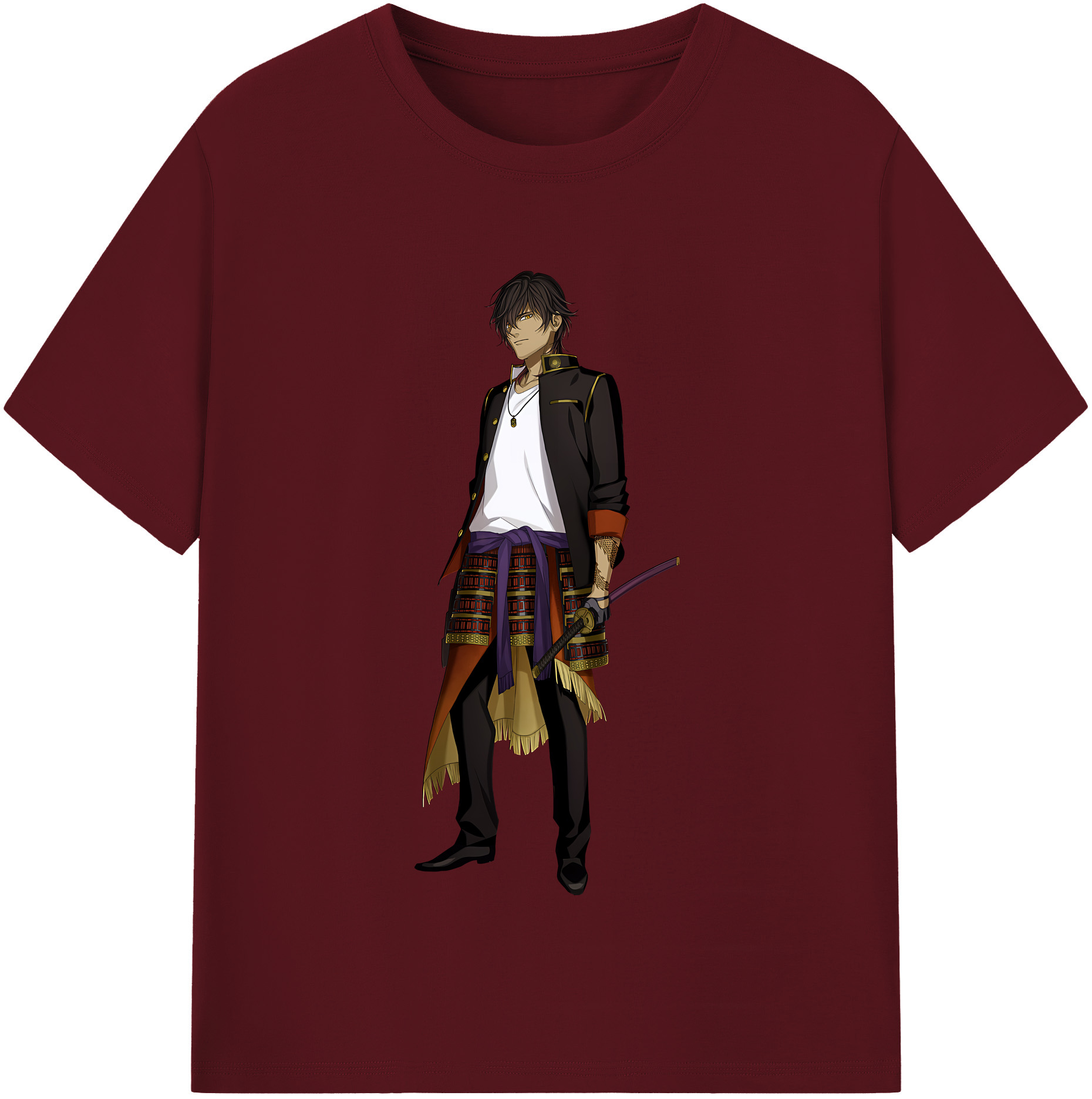 （画像用） 刀剣乱舞 Touken Ranbu 綿100％半袖Tシャツ（フロントプリント）